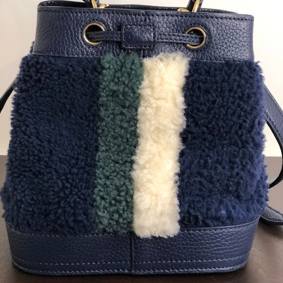Tory Burch Shearling Bucket Bag - Picture 4 of 12